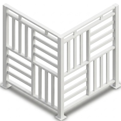 Barandal modelo Cuadro