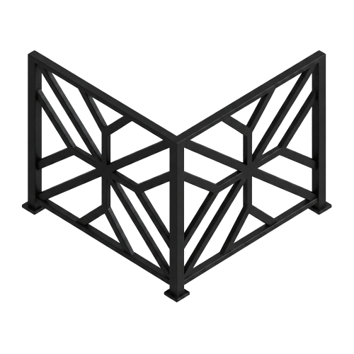 Barandal modelo Prisma