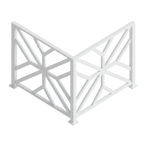 Barandal modelo Prisma