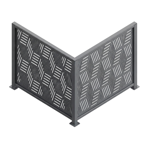 Barandal modelo Cubo