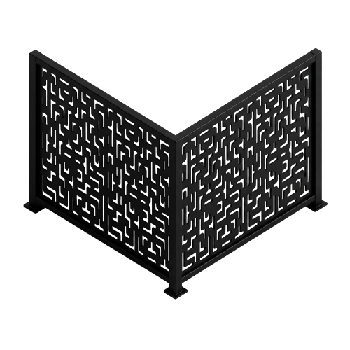 Barandal modelo Pacman