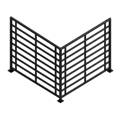 Barandal modelo Tiras