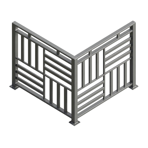 Barandal modelo Cuadro