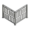 Barandal modelo Cuadro