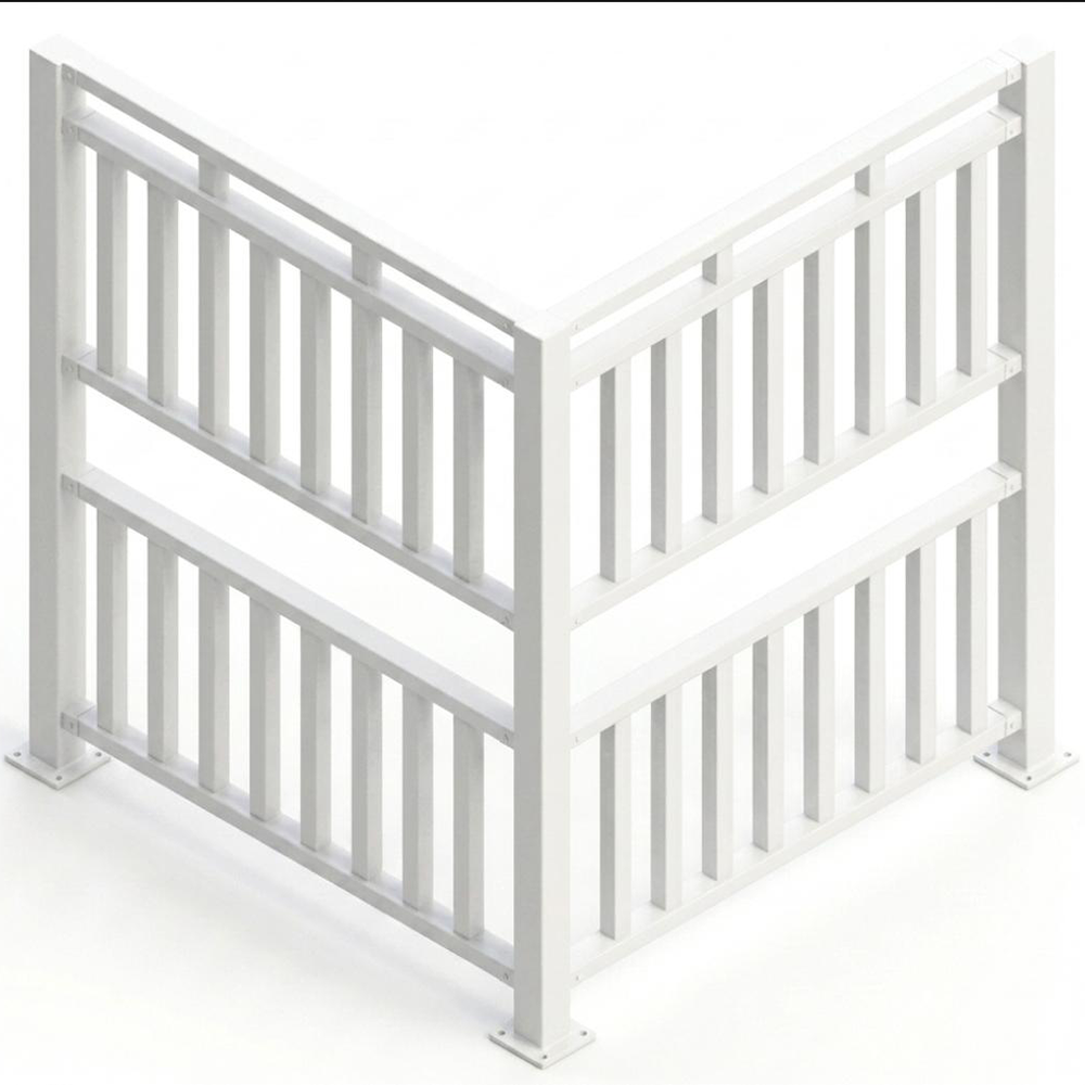 Barandal modelo Recto