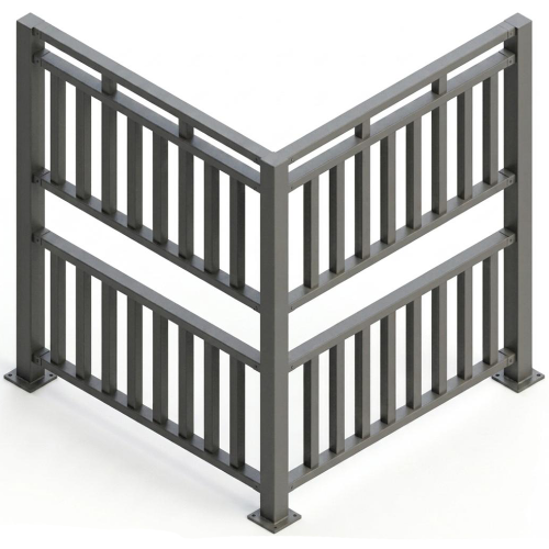 Barandal modelo Recto